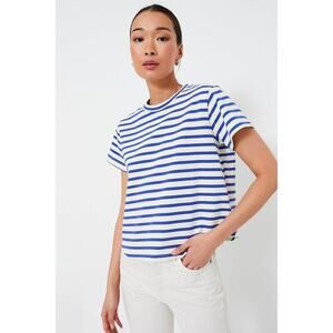 TUCKERNUCK Blue Stripe Parker Classic Tee Size L NWT Retail $88 Tuckernuck